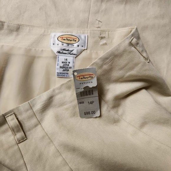 NWT Talbots sz 14P petites light tan skirt - Picture 3 of 3
